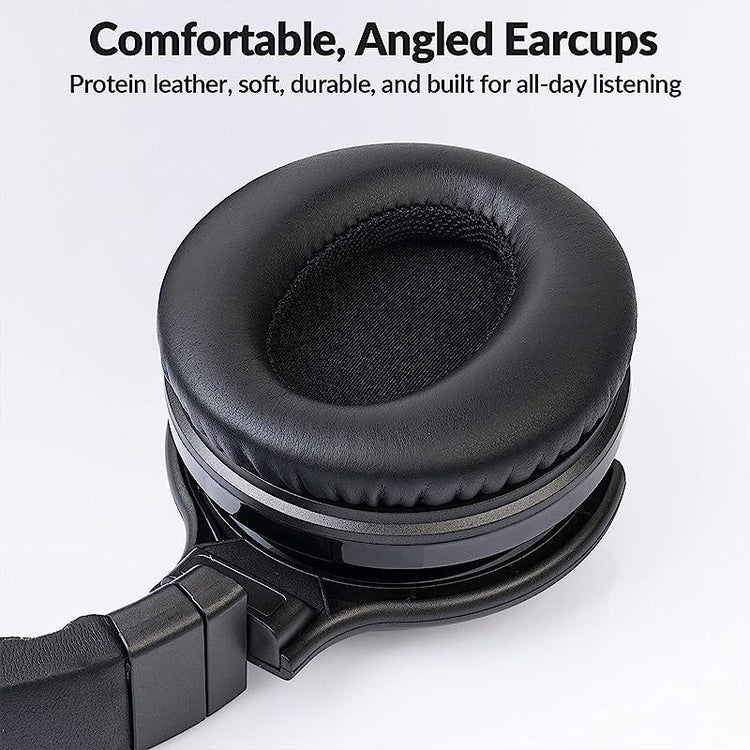 E7 PRO headphones connected to smartphone via Bluetooth