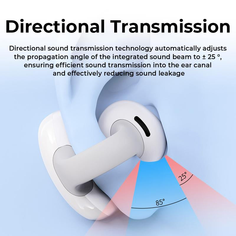 Bone conduction earbuds on desk