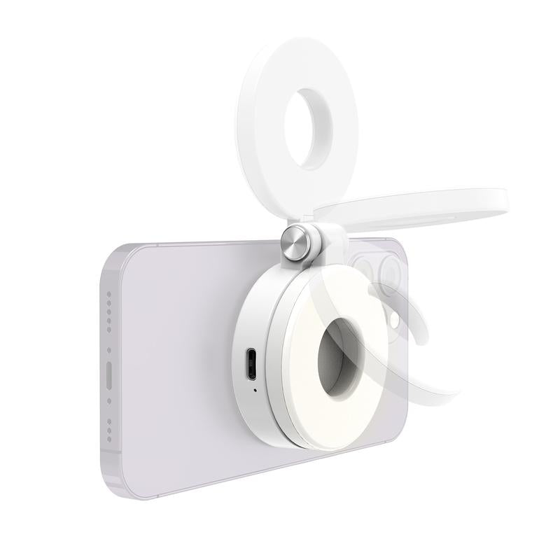 Magnetic Selfie Stick Tripod for Iphone and Android, 64" Phone Tripod Compatible with Magsafe, Fit for Iphone 12/13/14/15/16 Series, Magsafe Case and Other Phones with Metal Ring