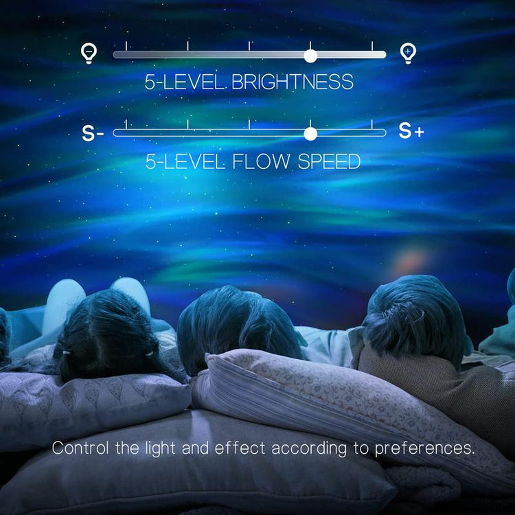 Star Projector, Galaxy Projector for Bedroom, LED Night Light Aurora Projector with Bluetooth Speaker, White Noise, Timer and Remote, Room Decor, Gifts for Kids, Adults, Christmas, Birthday Audio Black Kitchen Supplies