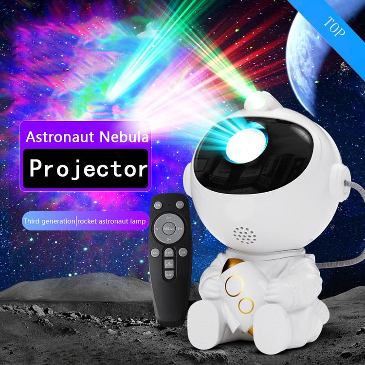 Astronaut Galaxy Projector with Nebula Effects Star Projector Galaxy Night Light USB Powered for Kids Room Decor Various Nebula Effects