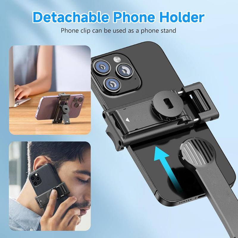 40'' Extendable Selfie Stick Tripod with Wireless Remote Tripod Stand, Portable, Lightweight, Compatible with Iphone 15 14 13 12 Pro Xs Max X 8Plus, Samsung Smartphone and More