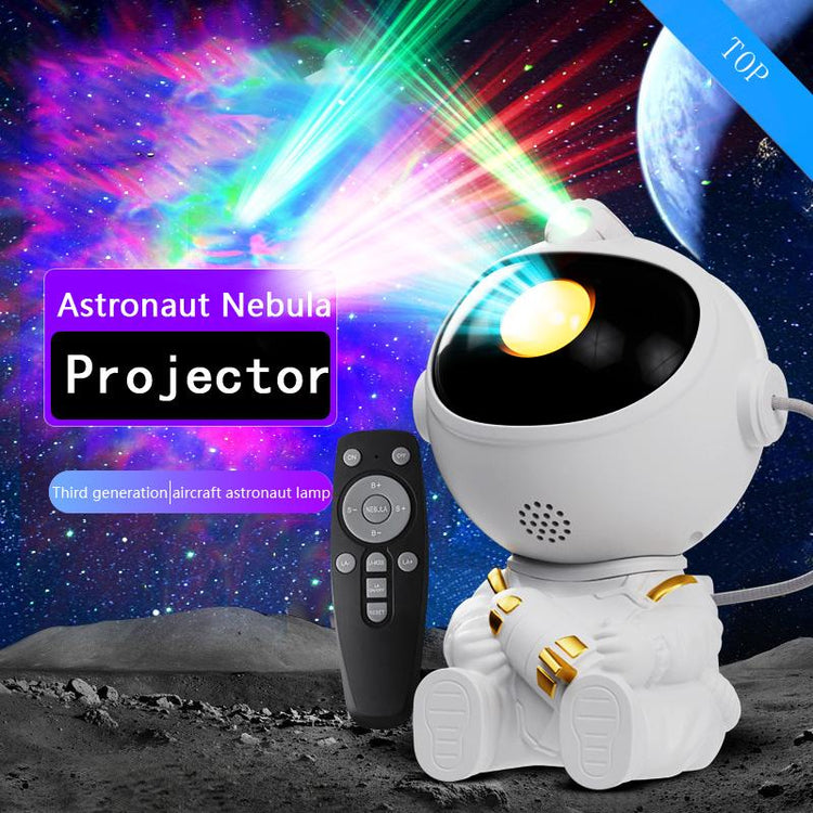 Astronaut Galaxy Projector with Nebula Effects Star Projector Galaxy Night Light USB Powered for Kids Room Decor Various Nebula Effects