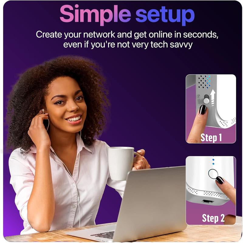 Fastest Wifi Extender/Booster | Latest Release up to 74% Faster | Broader Coverage Wifi Extenders Signal Booster for Home | Internet Booster Wifi Repeater, W/Ethernet Port, Made for USA