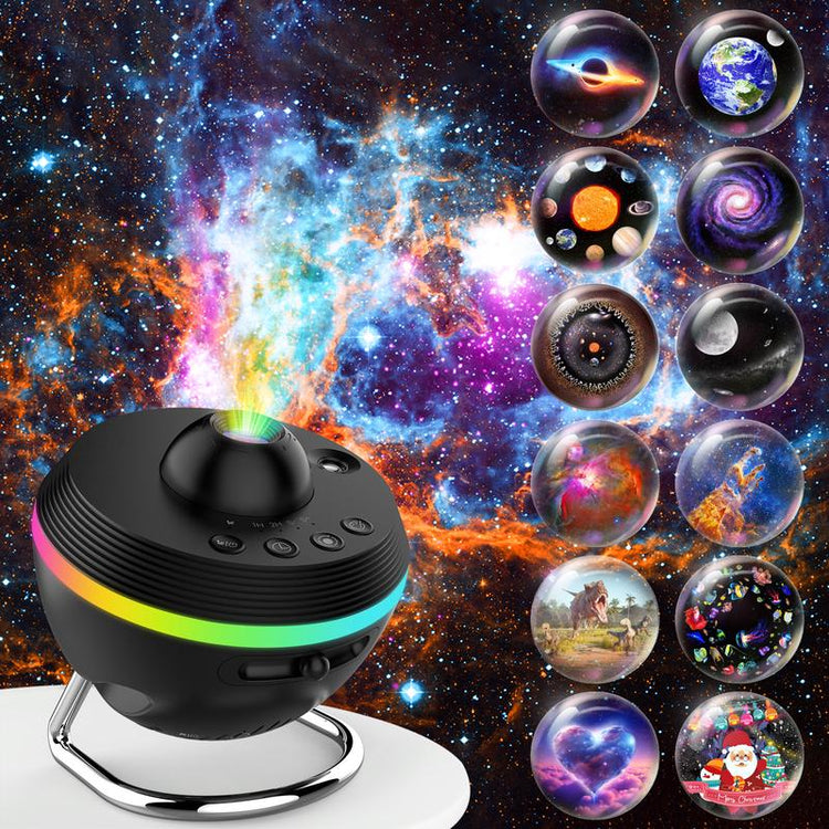 Galaxy Projector Night Light, Starry Star Projector Night Light with Aurora Effects for Bedroom, Gift Idea, Barracks Room Transformation, Bluetooth Remote, Wall LED Signs, Home Décor Essential, for Kids, Xmas