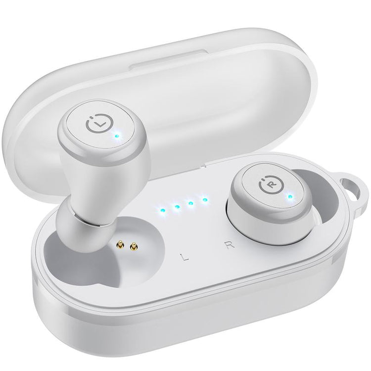 TOZO T10 (Ergonomic Edition) Wireless Earbuds Bluetooth 5.3 Headphones, App Customize EQ, Ergonomic Design, 55H Playtime, Wireless Charging Case, IPX8 Waterproof Sound In-Ear Headset, 2024 New Version Fathersdaygift