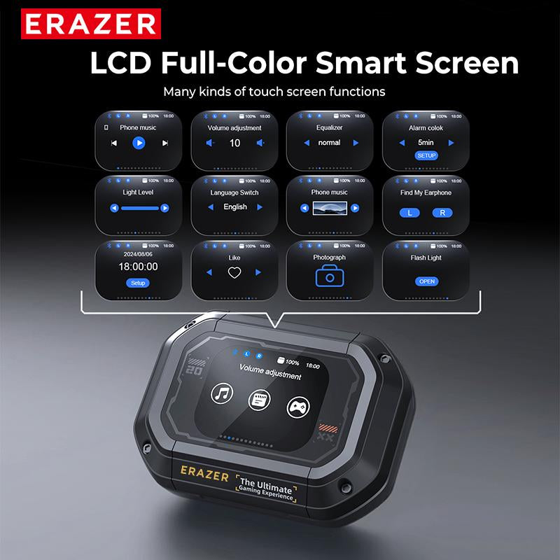 ERAZER XP6 Wireless Earbuds Open Free Wireless Bluetooth Earbuds Touchscreen Earphones for Listening to Music & Calling, Bluetooth Wireless Headphones