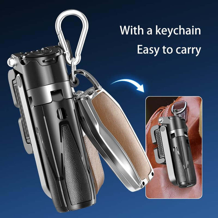 Mini Pocket Selfie Stick Tripod, Extendable Grip Phone Tripod with Detachable Remote, Portable Tripod for Video Recording/Vlogging/Selfie in Black