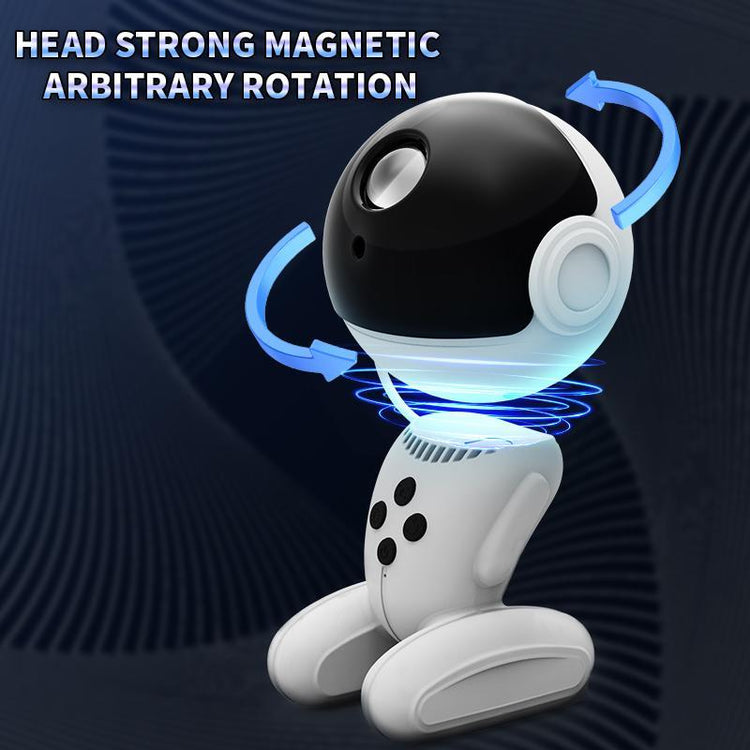 Galaxy Robot Projector, Rotatable and Adjustable, Night Light Space Nebula Black Hole Lamp with Remote Control, Astronaut Galaxy Star Night Light Robot Astronaut, Suitable for Bedroom, Christmas, Birthday, Holiday Gifts