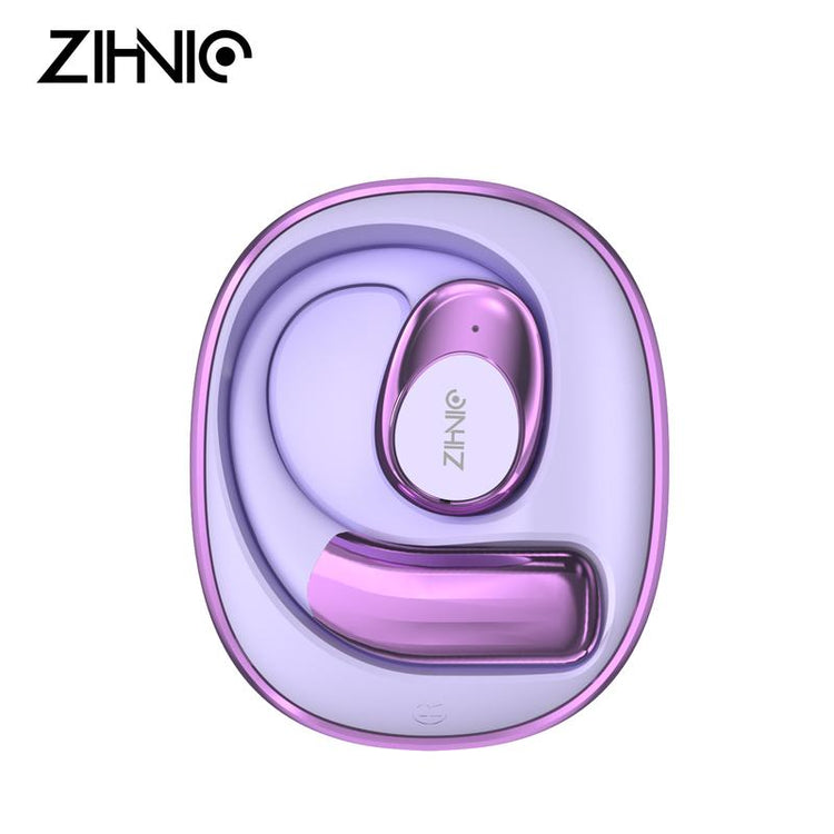 ZIHNIC S09 Wireless OWS Headphones，Bluetooth Open Ear Earphones with Minc，Long Battery Life，Wireless Earbuds Headset Portable Earbuds