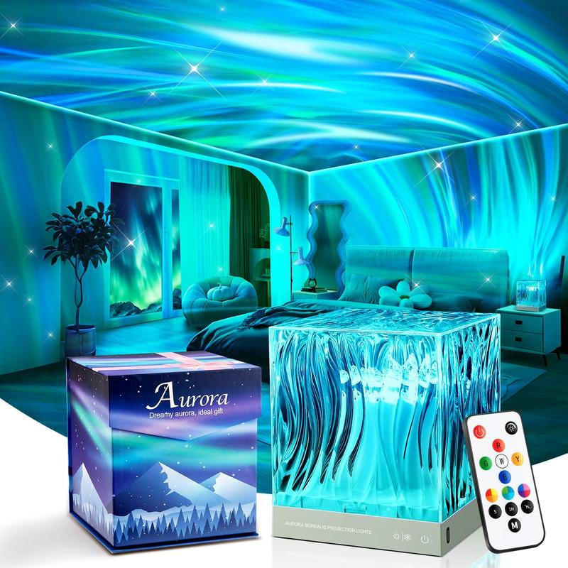 Northern Lights Projector Christmas Gifts for Teen Girls,18 Colors Galaxy Projector for Bedroom Galaxy Light Projector,Remote Ambient Lighting Mood Lighting Room Lights,Cool Stuff Room Decor Aesthetic