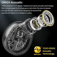 TOZO T6 Ergonomic with APP Edition(2024) True Wireless Earbuds IPX8 Waterproof Audio Headphone Electronic Headset Mini Earbuds Mini Headphones Fathersdaygift