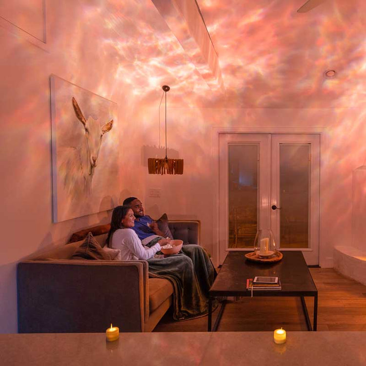 aurora wave led nebula projector room ambiance