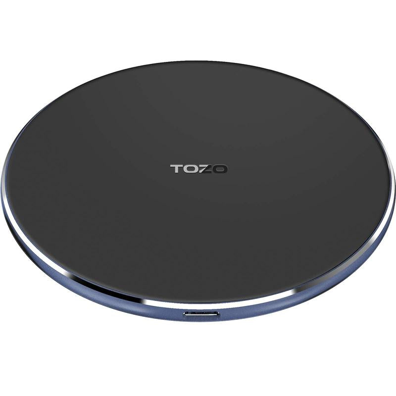 TOZO W1 Wireless Charger, 10W Qi-Certified Fast Charging Pad Electronic Smartphone Cellphone Mobile Fathersdaygift