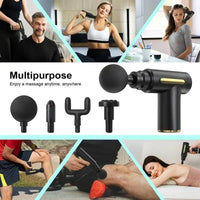 Electric Massage Machine, Including 4 Counts Replacement Heads, Portable Handheld Comfort Muscle Massage Gun, Valentine'S Day Gift, Massagers for Back, Massage Gun Neck Massagers