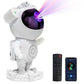 Astronaut Galaxy Projector Star Projector Bluetooth Speaker White Noise Star Moon Galaxy Lights for Bedroom with Timer Remote Nebula Night Light 360° Adjustable Starry Space Ceiling Lamp