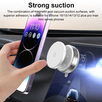 Vacuum Magnetic Suction Cup Car Phone Holder 360° Rotation Navigation Stand Bracket Car Magnetic Holder for Magsafe for Iphone