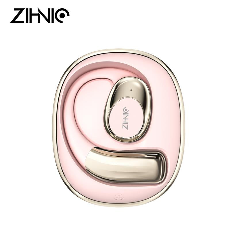 ZIHNIC S09 Wireless Open Ear Bluetooth Earbuds with Mic – Long Battery Life Portable Headphones