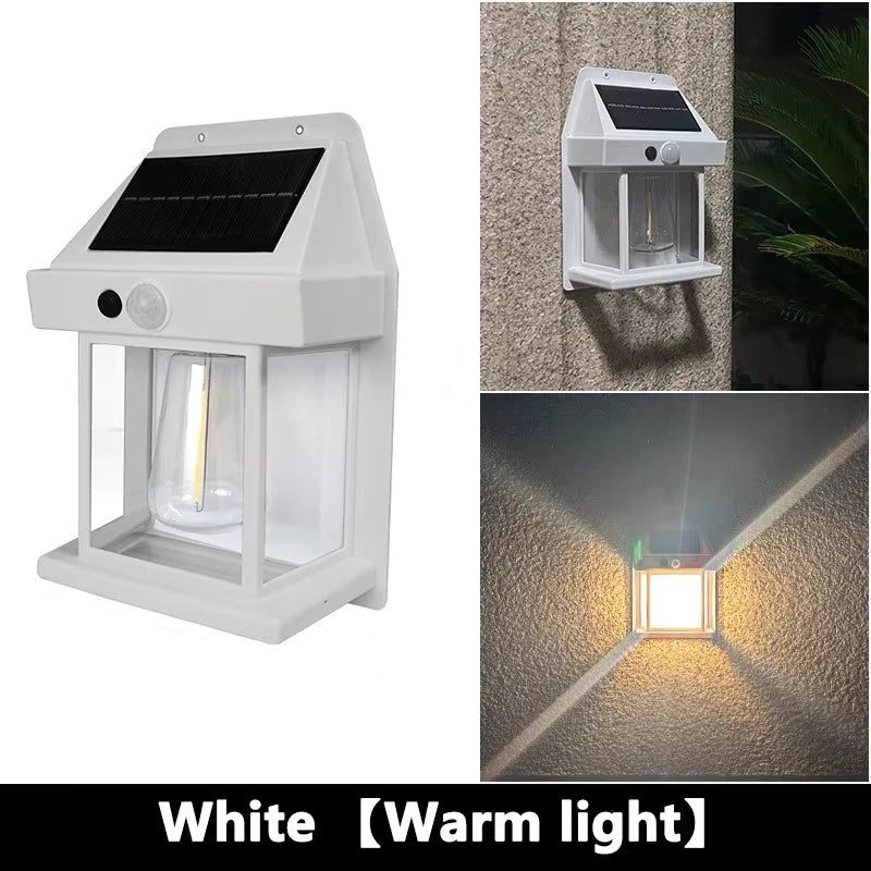 Outdoor Solar Tungsten Wall Light – Energy-Efficient Waterproof LED Lighting