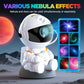 Astronaut Star Projector showcasing various nebula effects and colorsperfect for creating a galaxy ambiance in kids&