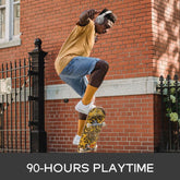 Soft memory earpad headphones DOQAUS for extended wear