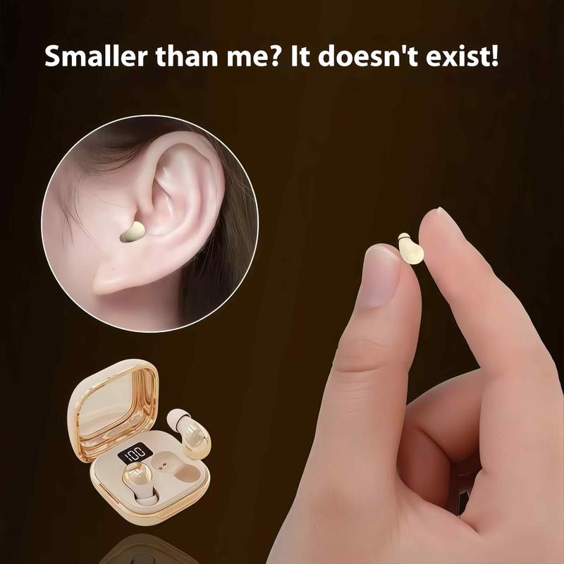 Invisible Sleep Wireless Earbuds True Wireless Sleep Headphones Noise Reduction Waterproof Bluetooth Earphones with Charging Case