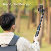 Syncwire 55" Selfie Stick Tripod with Rechargeable Bluetooth Remote, Compatible with Iphone, Samsung, Google, Sony and More (4.7-7 Inch Smartphones)