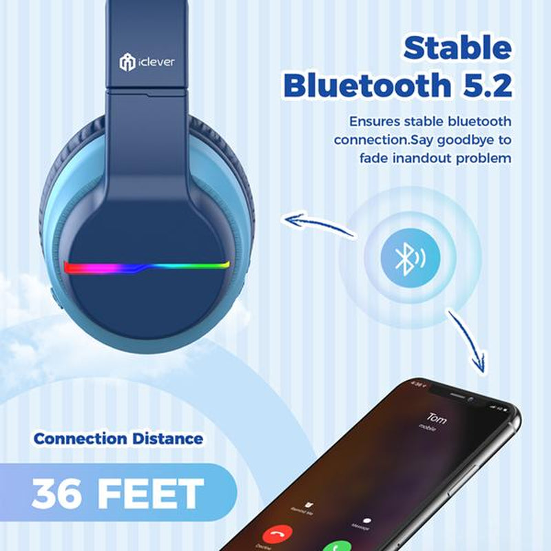 iClever Bluetooth headset for school and home use