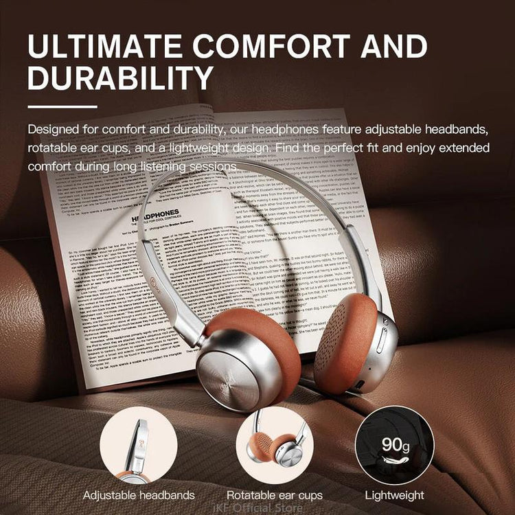 Hi-Fi sound quality retro headphones for music lovers