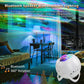 Northern Lights Projector Galaxy Projector for Bedroom, White Noise Bluetooth Speaker Star Projector, Suitable Gaming, Home Theater, Adult, Christmas Mood Night Light