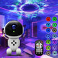 Galaxy Robot Projector, Rotatable and Adjustable, Night Light Space Nebula Black Hole Lamp with Remote Control, Astronaut Galaxy Star Night Light Robot Astronaut, Suitable for Bedroom, Christmas, Birthday, Holiday Gifts