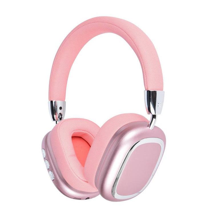 [Freeship] Christmas Gift, Wireless On-Ear Headphones, Stereo Headphones with Microphone, Immersive Bass, Foldable Design,Usb-C Charging Port, FM Radio, SD/TF, Sports & Gaming Headphones