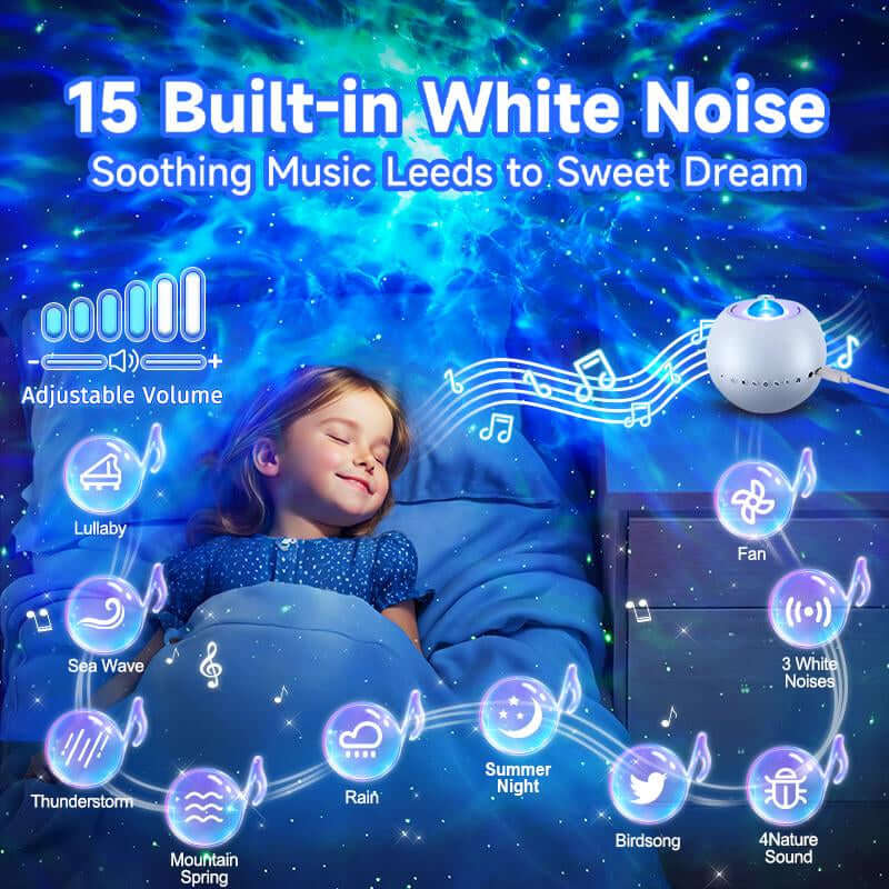 Bluetooth Onefire Galaxy Projector