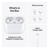 Apple AirPods Pro 2 white wireless earbuds