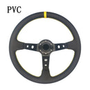 Universal 350MM Suede Steering Wheel Leather Steering Wheel Drift Racing Steering Wheel Type High Quality Suede/Pvc Style