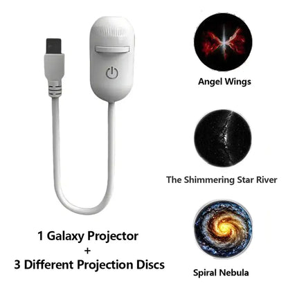 2-In-1 Galaxy Projector Night Light, Galaxy Star Projector Starry Projector Light, Galaxy Dual-Mode Night Light, Galaxy Projector USB