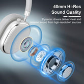 T-Fun NC95 Hybrid ANC Headphones 65-hour battery