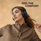 Soundcore Life Q30 by Anker, Hybrid Active Noise Cancelling Headphones with Multiple Modes, Hi-Res Sound, Custom EQ via App, 50H Playtime, Comfortable Fit, Bluetooth, Multipoint Connection