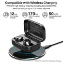 TOZO T12 Pro Wireless Earbuds Bluetooth Headphones Audio Earphones Noise Noise Cancellation Streaming Headset Electronic In-Ear Earphone App Control Fathersdaygift