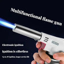 Portable Welding Gas Torch Flame Nozzle Butane Burner Outdoor Camp BBQ Lighter Flamethrower Kitchen Supplies Welding Equipment