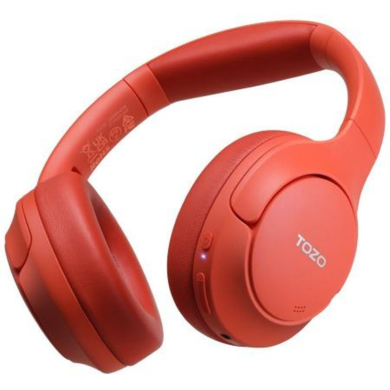 TOZO-HT2 Hybrid Active Noise Cancelling Headphones, Wireless over Ear Bluetooth Headphones Fathersdaygift Headset Audio Electronic Earbud Traveling Gadgets Gym Noisecancellingheadphones