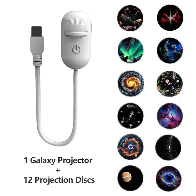 2-In-1 Galaxy Projector Night Light, Galaxy Star Projector Starry Projector Light, Galaxy Dual-Mode Night Light, Galaxy Projector USB