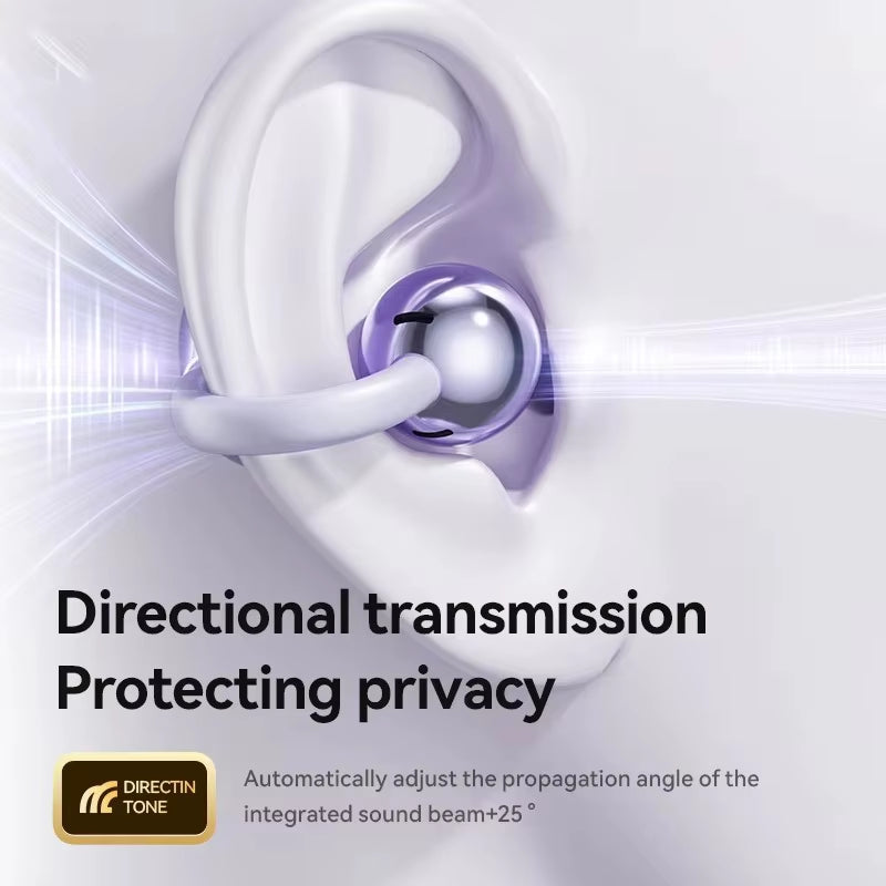 XIAOMI Mijia Wireless Earphone Open Ear M91 Ear Clip ENC Headset Bluetooth 5.4 HD Call Touch Control Headphone for Android Ios