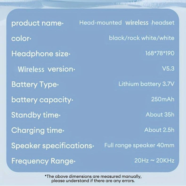 HY-H05 Headphones with Adjustable Headband