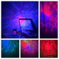 Astronaut Star Projector displaying colorful galaxy lights on walls and ceilings, perfect for kids&