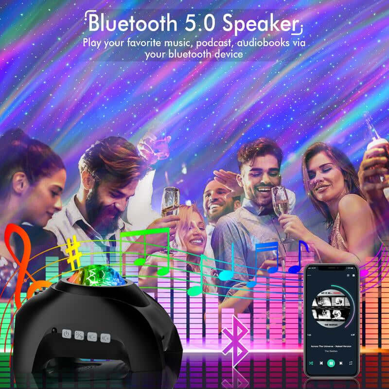 Star Projector Galaxy Light with Bluetooth