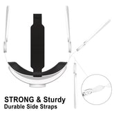 Meta Quest 3 Head Strap Upgrade showing strong and sturdy durable side straps for comfort and stability in VR.