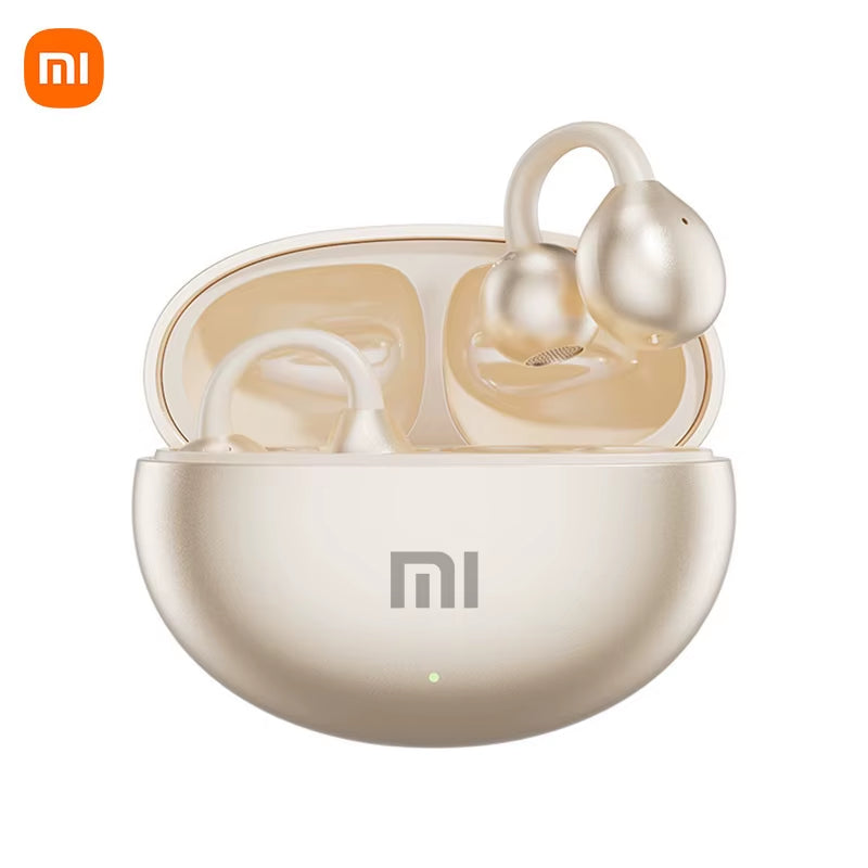 XIAOMI Mijia Wireless Earphone Open Ear M91 Ear Clip ENC Headset Bluetooth 5.4 HD Call Touch Control Headphone for Android Ios