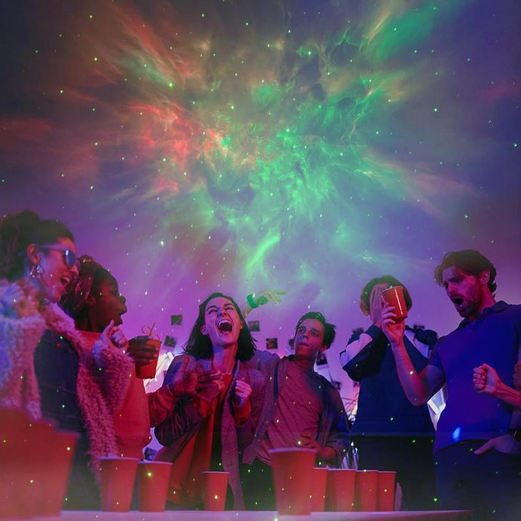 [Black Friday] Cayclay Astronaut Star Nebula Projector 4-Color Galaxy LED Night Light with Remote Control 360° Rotatable Head for Bedroom Room Decoration Christmas Birthday Gift