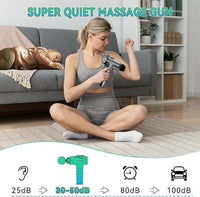 Muscle Deep Tissue Massage Gun,Massagers Neck and Shoulder,With 30 Speed Levels 9 Massage Head,Neck Massager,Couple/Family Gift,Comfort,Relaxing,Gifts for Fathers Day,Grey